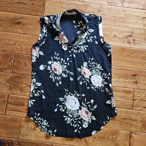 Amaryllis Floral Top